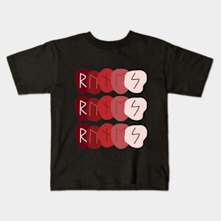 "RUNES" On Red Kids T-Shirt